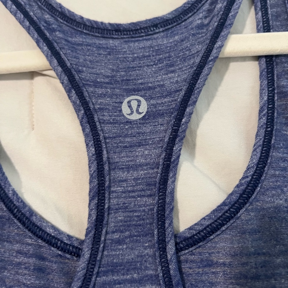 Lululemon Blue Racerback Tank Top - Picture 3 of 3